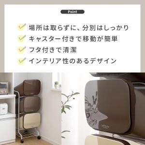 ゴミ箱 ダストボックス おしゃれ 分別 スリム...の詳細画像2