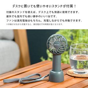ハンディファン 首かけ 扇風機 小型 ポータブ...の詳細画像5