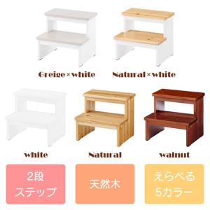 踏み台 2段 お手伝い ステップ台 置くだけ ...の詳細画像1