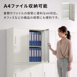 鍵付き ロッカー オフィス スチール コンパク...の詳細画像3