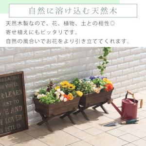 プランターラック 木製 鉢カバー プランター ...の詳細画像3
