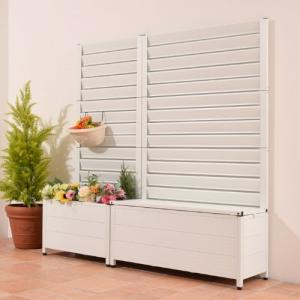 365日毎日発送ok のラティス フェンス プランター付き ラティスフェンス アルミ おしゃれ 庭 ベランダ 目隠し ボーダーラティス 150 90 祝開店 大放出セール開催中の