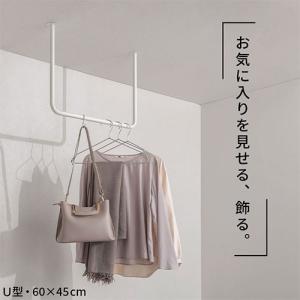 ポールハンガー ハンガーバー 吊り下げ アイア...の詳細画像2