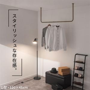 ハンガーラック ハンガーバー 吊り下げ アイア...の詳細画像3