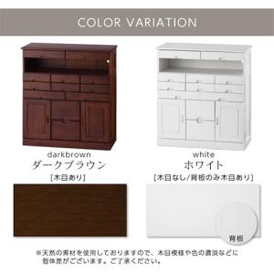 チェスト タンス 収納 電話台 キャスター付き...の詳細画像2