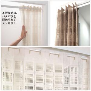 アコーディオンカーテン 突っ張り のれん パタ...の詳細画像2