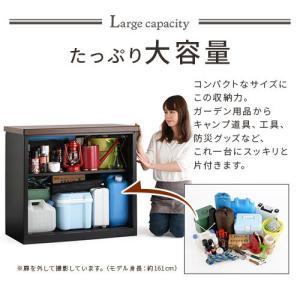 屋外収納庫 物置 小型 おしゃれ スチール物置...の詳細画像5
