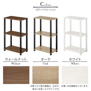 ラック 3段 オープンラック 木製 スリム 軽...の詳細画像5