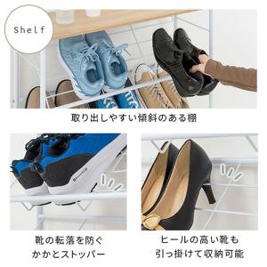 シューズラック 下駄箱 靴箱 スリム 玄関収納...の詳細画像5