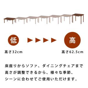 こたつテーブル こたつ 継足 高さ調整 テーブ...の詳細画像3