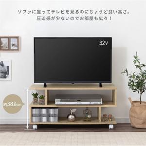 【完成品】 テレビ台 ローボード キャスター付...の詳細画像3