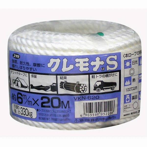 単品 ユタカメイク　ロープ　クレモナロープ万能パック　６φ×２０ｍ