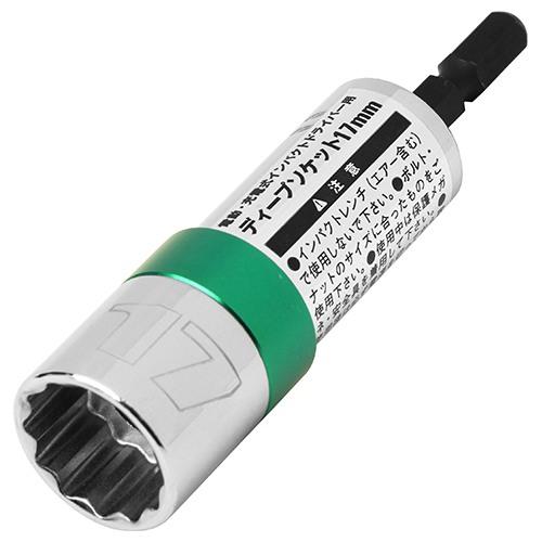 Ｅ−Ｖａｌｕｅ 電ドル用ディープソケット 17MM