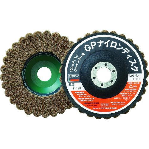 ＴＲＵＳＣＯ　ナイロンディスク　Φ１００Ｘ１５Ｘ１６　（５個入）　１２０＃