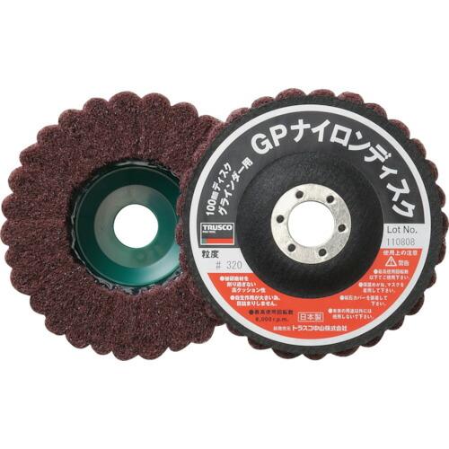 ＴＲＵＳＣＯ　ナイロンディスク　Φ１００Ｘ１５Ｘ１６　（５個入）　３２０＃