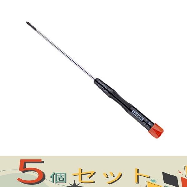 【５個セット】ベッセル マイクロドライバー No.9900 +0X100
