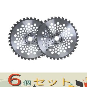 【６個セット】セフティ−３ チップソー　でかチップ２枚組 255MMX36P