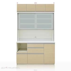パモウナ 上棚付き食器棚 キッチンボード LFシリーズ LF-600K