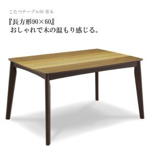 こたつ こたつテーブル ローテーブル センターテーブル コタツ 炬燵/長方形 幅90cm 90×60 テーブルのみ 木製 寄木 おしゃれ｜kaguyatai