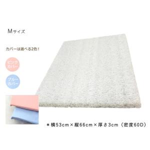 高反発ペットマット 53cm×66cm×3cm厚 カバー付き ポリエチレン樹脂