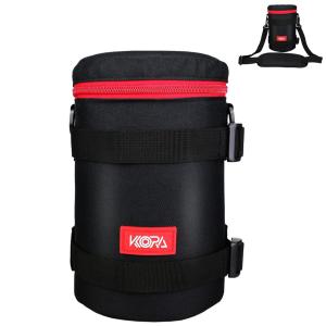 Kiorafoto Thick Camera Lens Pouch Bag Case with Ca...