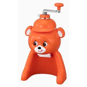即納・在庫限り タイガー 氷削り器 きょろちゃん ABF-G100-DK オレンジ 復刻モデル