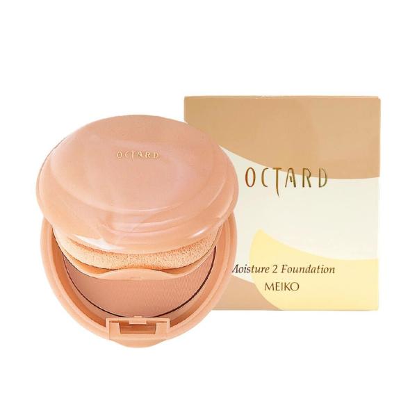 即納・売り尽くし特価 メイコー オクタード エマルジョンファンデーション モイスチュア2 スポンジパ...