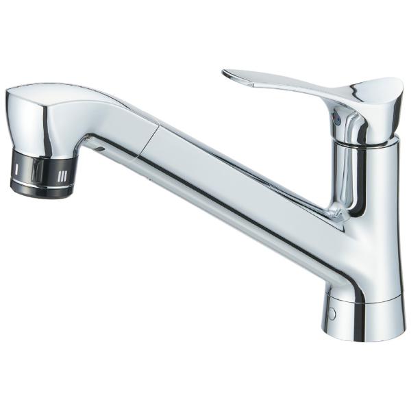 サンエイ シングル混合栓 ファインバブル付き 一般地用 K87121ET6JV-13 お取り寄せ