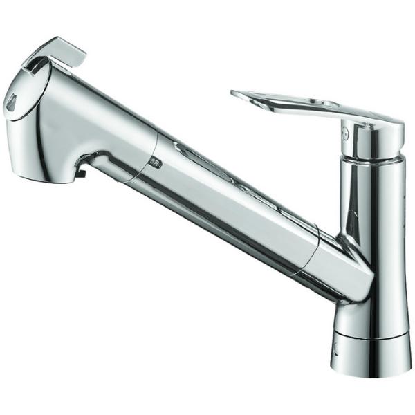 サンエイ シングル浄水器付 ワンホール スプレー混合栓 一般地用 K87128ETJV-13 お取り...