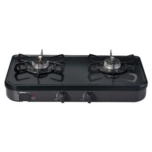 LPガスコンロ 2口ガステーブルコンロ(LPガス)PAS42BLLPG