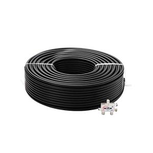 二幸電気工業 2分配器付き S5CFB 同軸ケーブル 100m