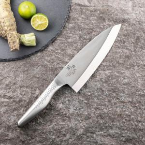 関孫六 三徳包丁＆カーブキッチンはさみセット 匠創 2点セット : 貝印