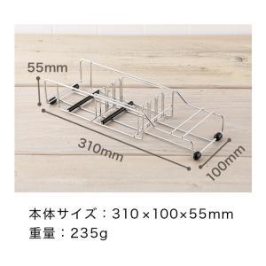 包丁スタンド 横置き 4本用 貝印 | 包丁 ...の詳細画像5