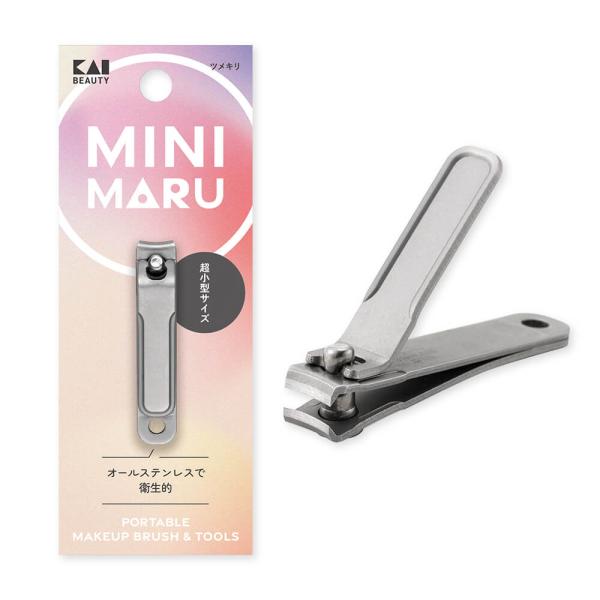Mini Maru ツメキリ 貝印 KAI オールステンレス Sサイズ 爪切り 爪  [M便 1/1...