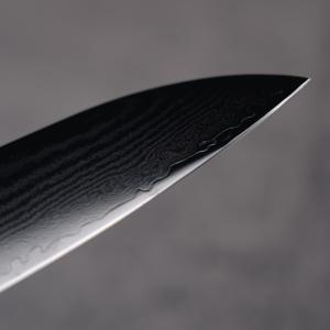 関孫六 ダマスカス 三徳包丁 ブラック 165...の詳細画像2