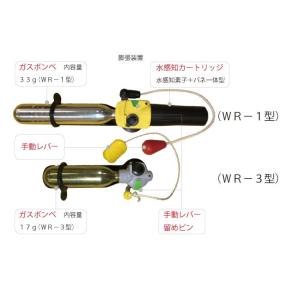 手動膨張式救命胴衣 ウエストベルトタイプ WR...の詳細画像3