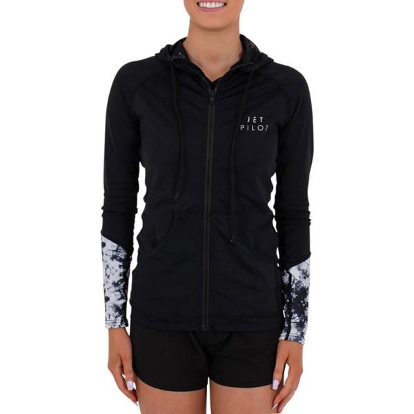 ジェットパイロット　タイダイ　レディース　フード　ラッシュ