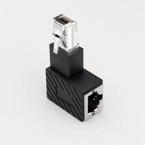 LAN角度変更コネクター LANコネクタ L字 RJ45 UTP CAT6A 世田谷電器