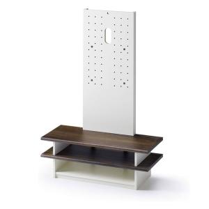 AS-WSH800-DB 壁寄せラック ウォルナット木目 朝日木材加工 壁寄せスタイル