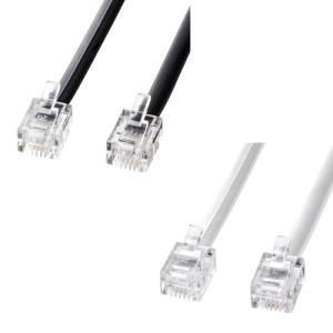 モジュラーケーブル TEL-N1-5BKN2 サンワサプライ 5m 黒