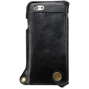 iPhone 6 BZGLAM ウェアラブルレザーカバー ネックストラップ付 ブラック サンクレスト iBZ6-C01