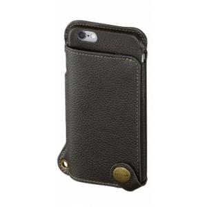 iPhone 6s BZGLAM ウェアラブルレザーカバー ネックストラップ カーキ サンクレスト i6S-BZ12