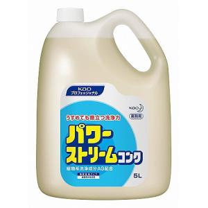 パワーストリームコンク 5L 花王プロフェッショナルシリーズ 業務用 食器・野菜用洗剤(無香料) 2入｜kaicom