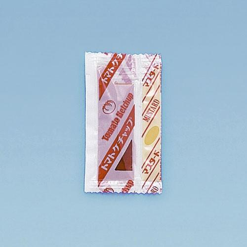 ケチャップ&amp;カラシ 45×80mm(4.5g&amp;1.2g) | 弁当用調味料 1000入