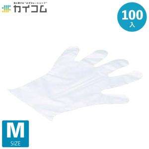 N330 ポリ手袋 CLEAR (M) 100入