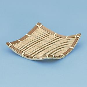 竹角皿 | 竹ざる・竹かご 50入｜kaicom