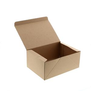 HEIKO ケーキボックス 6個用 ネオクラフト BOX Lサイズ100枚 洋生箱 ケーキ箱 ケーキボックス  業務用 テイクアウト 持ち帰り箱 100入｜kaicom