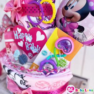 ミニーちゃん オムツケーキ ディズニー 出産祝...の詳細画像1