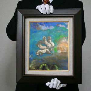 角井満夫 「清流」 F6号 日本画 : 大和田画廊 - 通販 - Yahoo