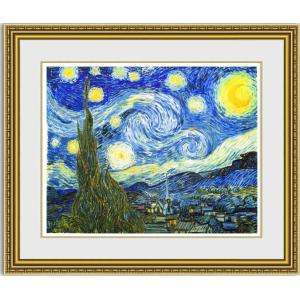 複製画通販 ゴッホ 星月夜 額縁付き : 絵画販売のアート 複製画通販 ゴッホ 星月夜 額縁付き : 絵画販売のアート